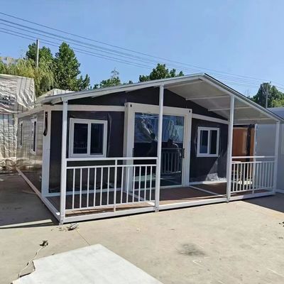 Apoyo técnico en línea Casa de contenedores de doble ala expandible